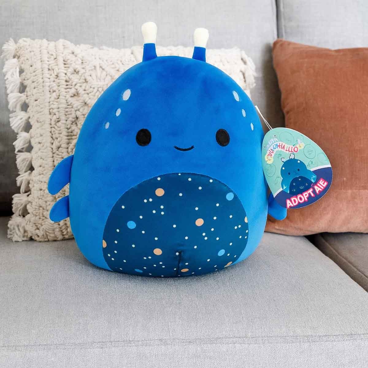 Adopt Me 8" Squishmallow Space Whale Plush Toy Unisex, 3-4 Years
