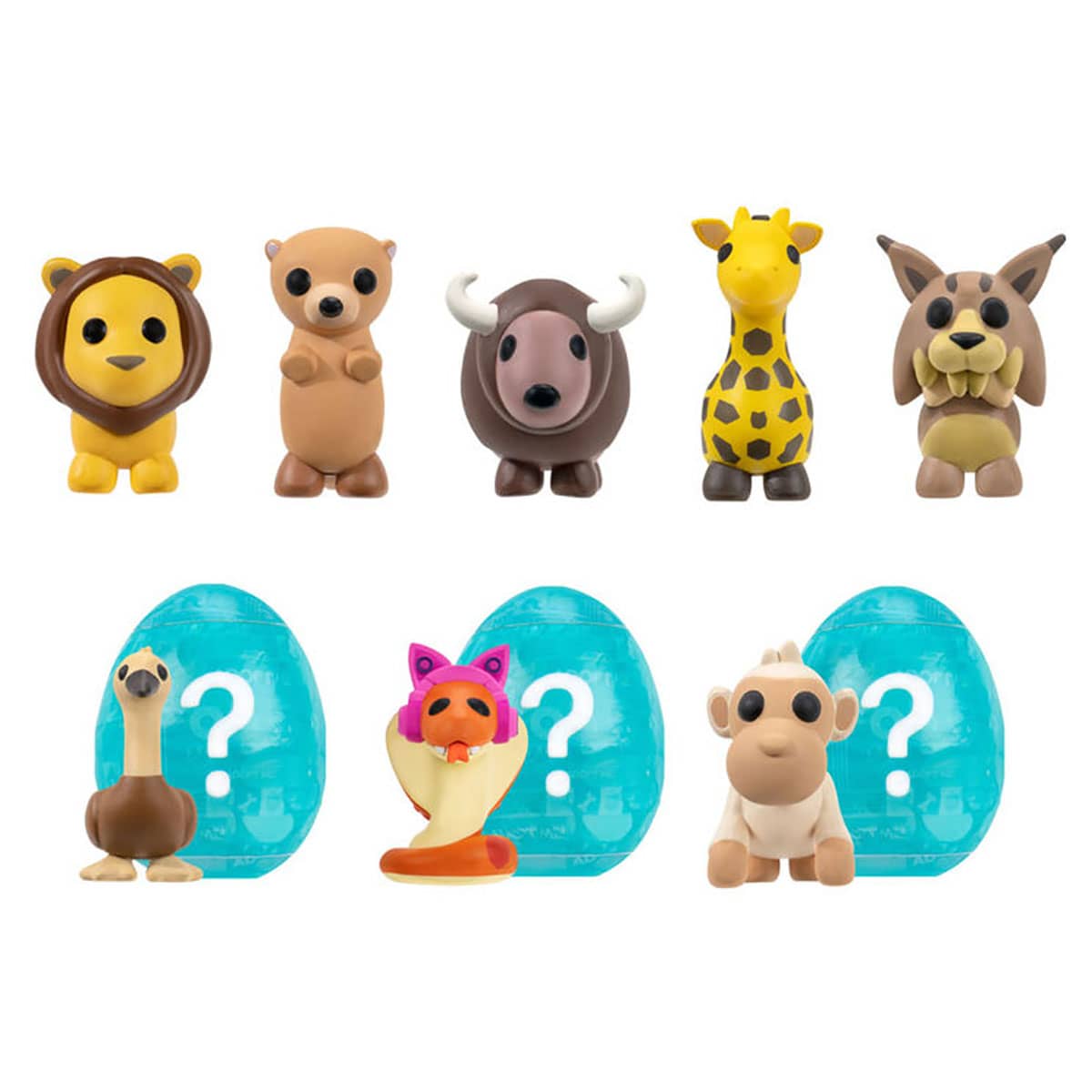 Adopt Me Collectible Pets Unisex, 5-7 Years, Pack of 6