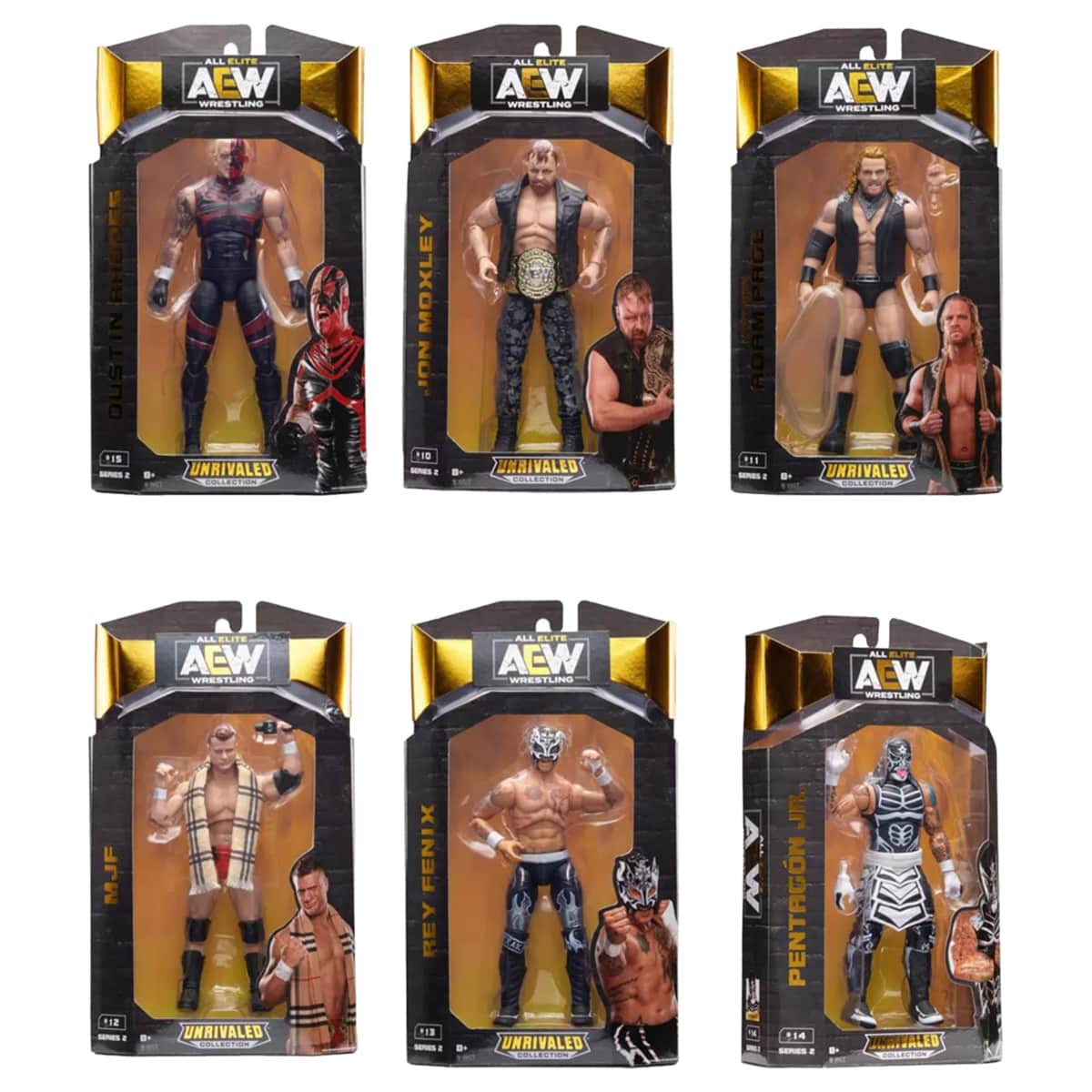AEW 6.5" Wrestling Assorted Action Figure Boys, 8-10 Years