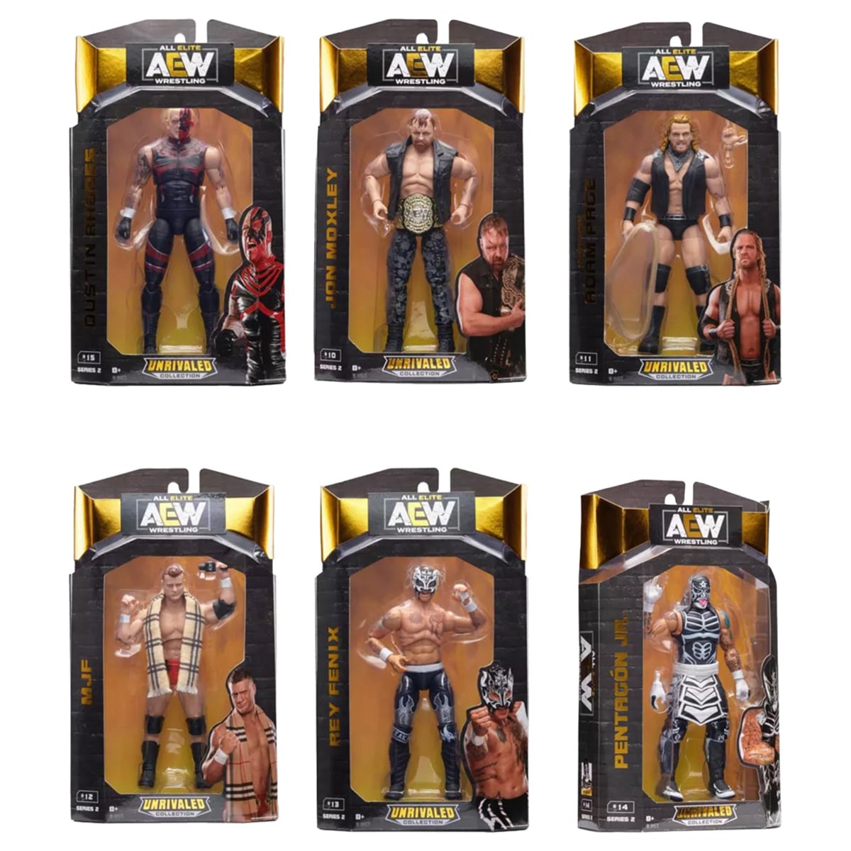 AEW 6.5" Wrestling Assorted Action Figure Boys, 8-10 Years