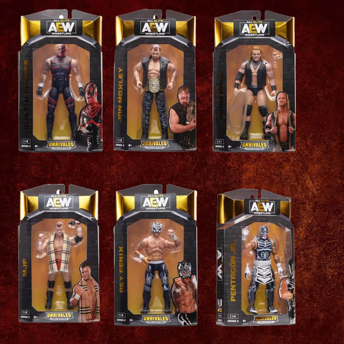 AEW 6.5" Wrestling Assorted Action Figure Boys, 8-10 Years