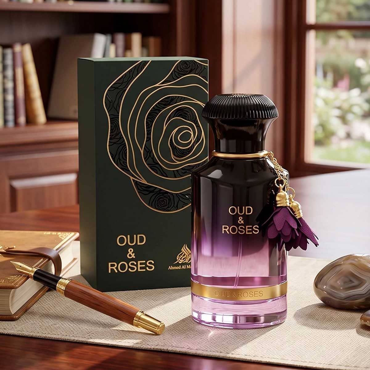 Ahmed Al Maghribi Oud & Roses Eau De Parfum Unisex