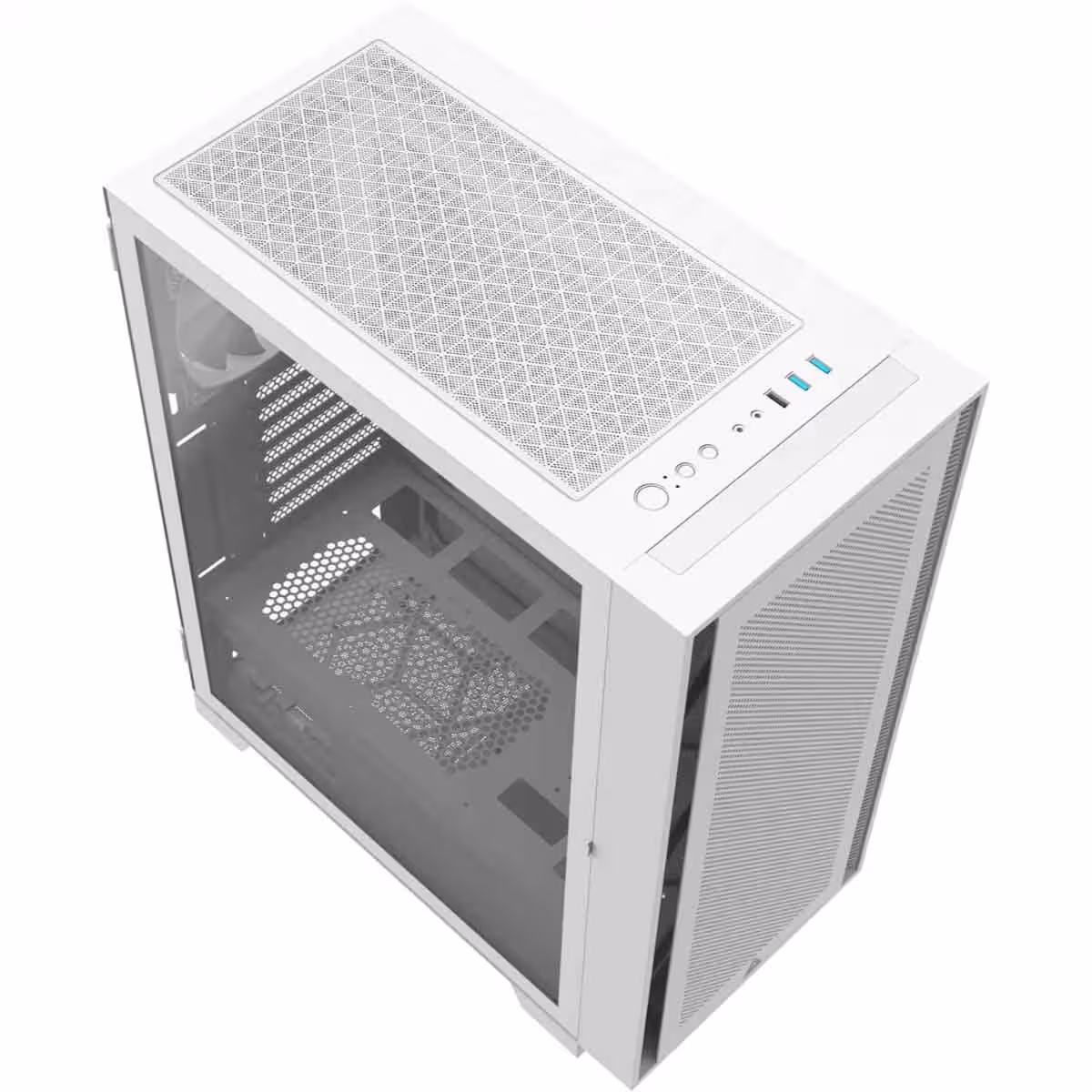 مونتيك صندوق كمبيوتر للألعاب AIR 1000 لايت باللون الأبيض