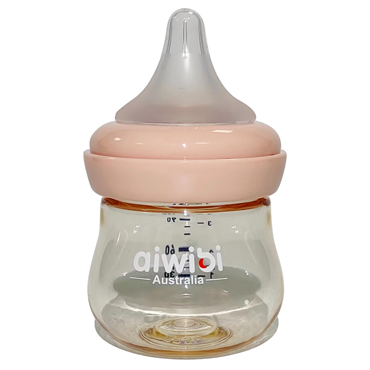 Aiwibi 120ml New Born Baby Pink Feeding Bottle Toddler, 0-2 Years