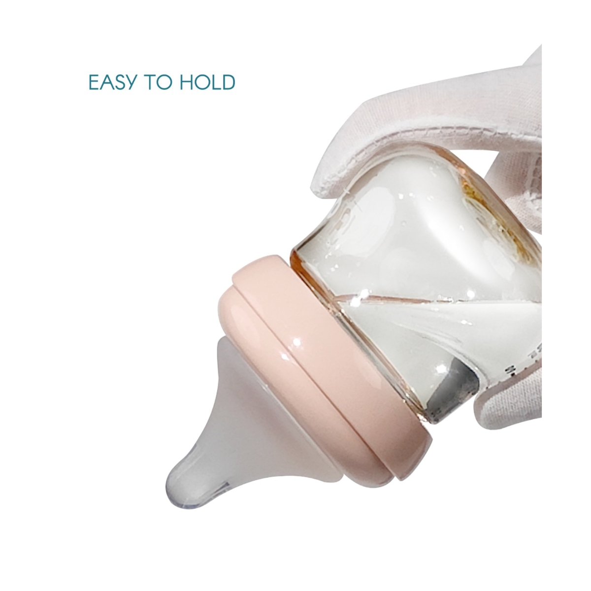 Aiwibi 120ml New Born Baby Pink Feeding Bottle Toddler, 0-2 Years