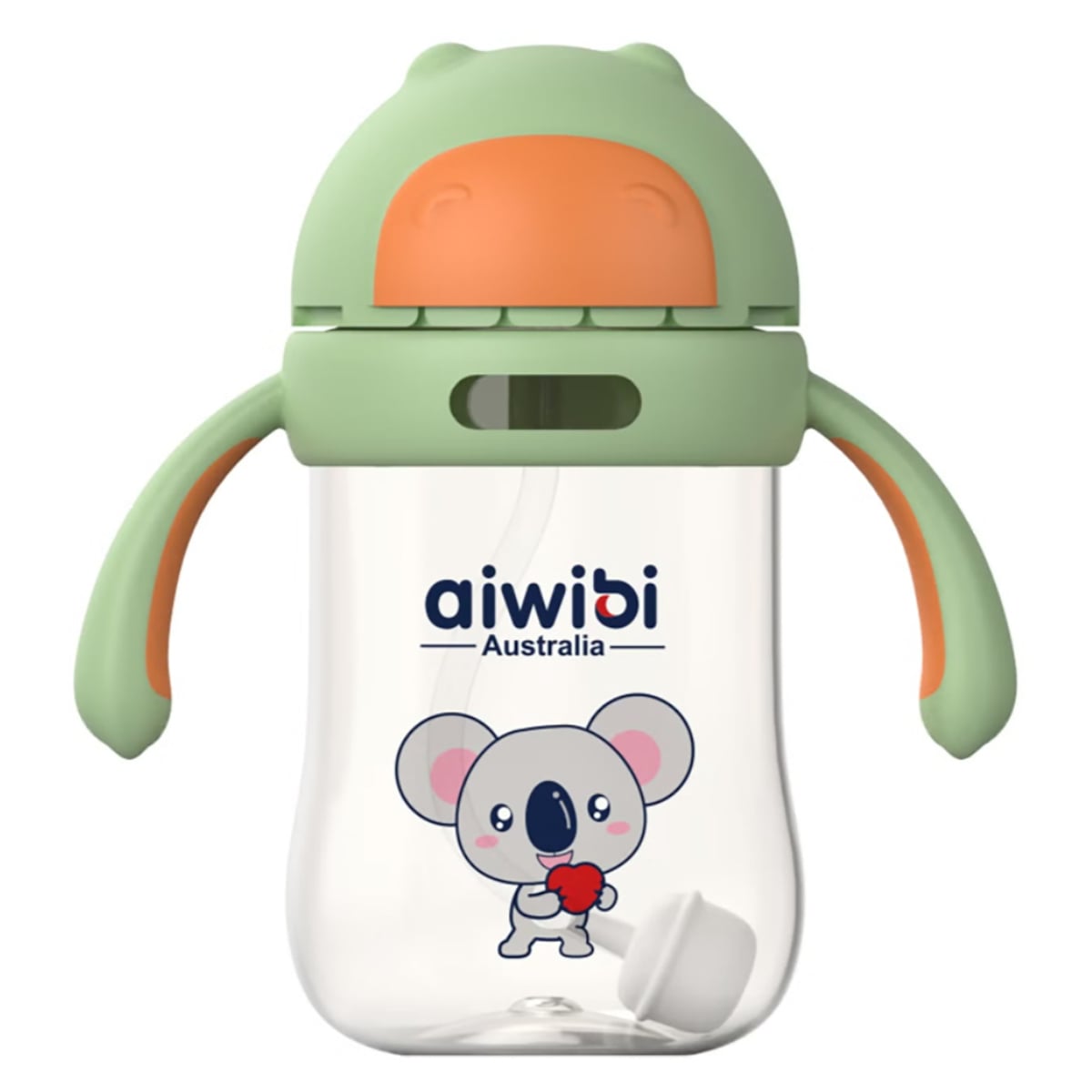 Aiwibi 300ml New Born Baby Green Water Bottle Toddler, 0-2 Years