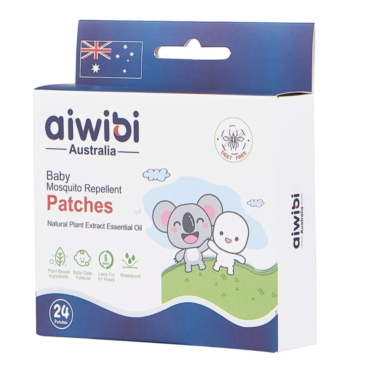 Aiwibi Mosquito Repellent Patches Toddler, 0-2 Years, Pack of 24
