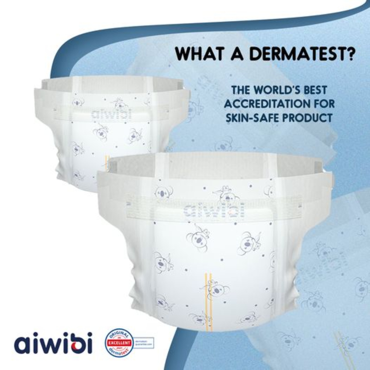 Aiwibi Premium Size 2 (4-8Kg) Ultra Thin Baby Diapers Toddler, 0-2 Years