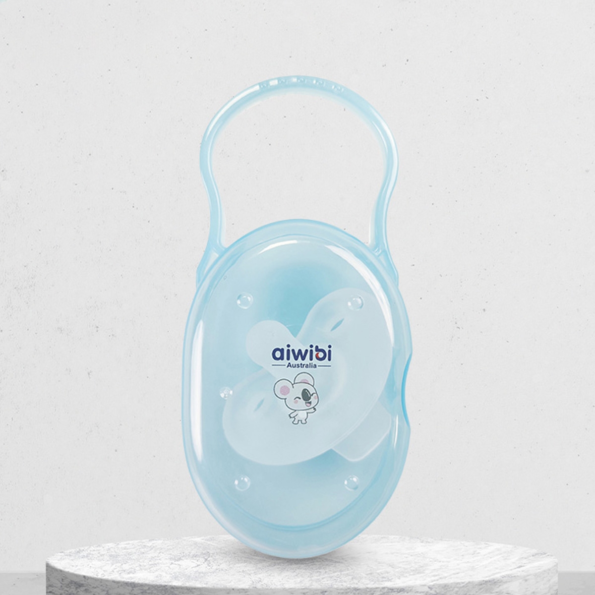 Aiwibi Soothing Day Pacifier with Holder Toddler, 0-2 Years