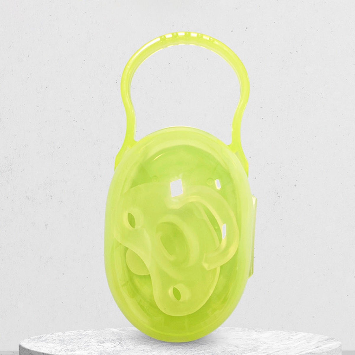 Aiwibi Soothing Night Pacifier with Holder Toddler, 0-2 Years