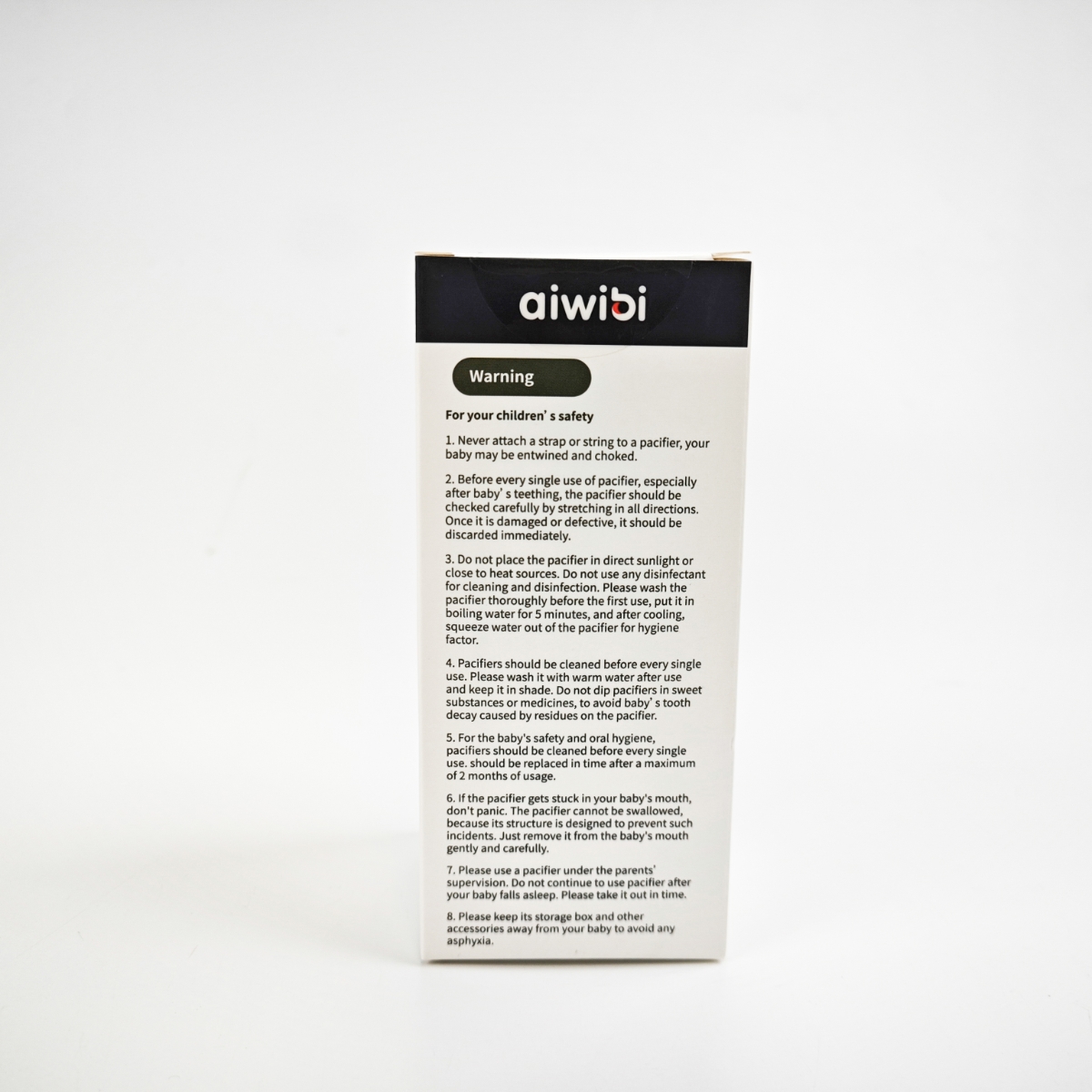 Aiwibi Soothing Night Pacifier with Holder Toddler, 0-2 Years