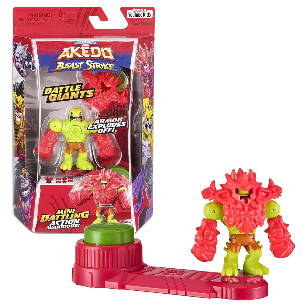 Akedo Beast Strike Battle Giants Titan Flyswat Action Figure Unisex, 5-7 Years