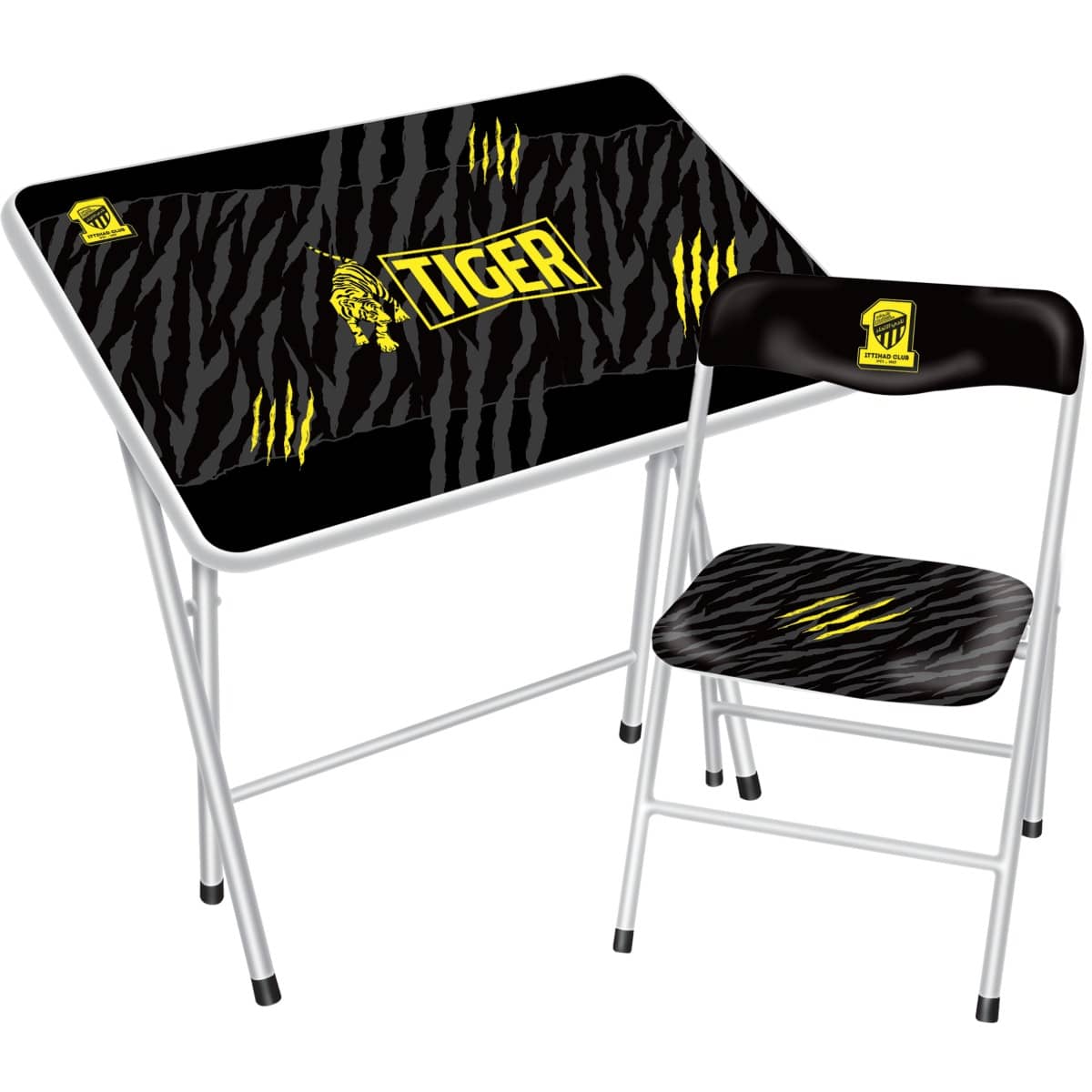 Al Ittihad Tiger Table & Chair Set Unisex, 3-4 Years