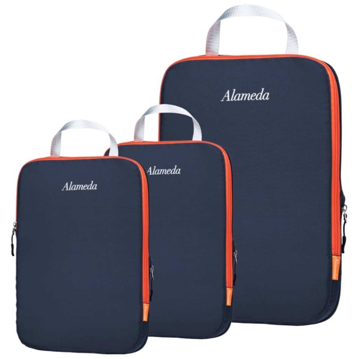 Alameda Dark Grey Packing Cubes Unisex, 13+ Years, Pack of 3