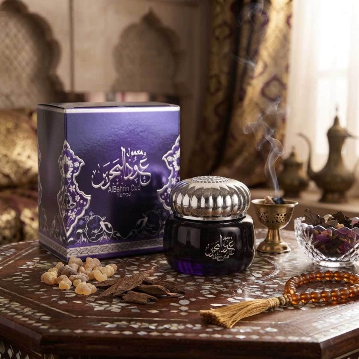 Almas Mamoul Oud Albahrin Bakhoor Unisex
