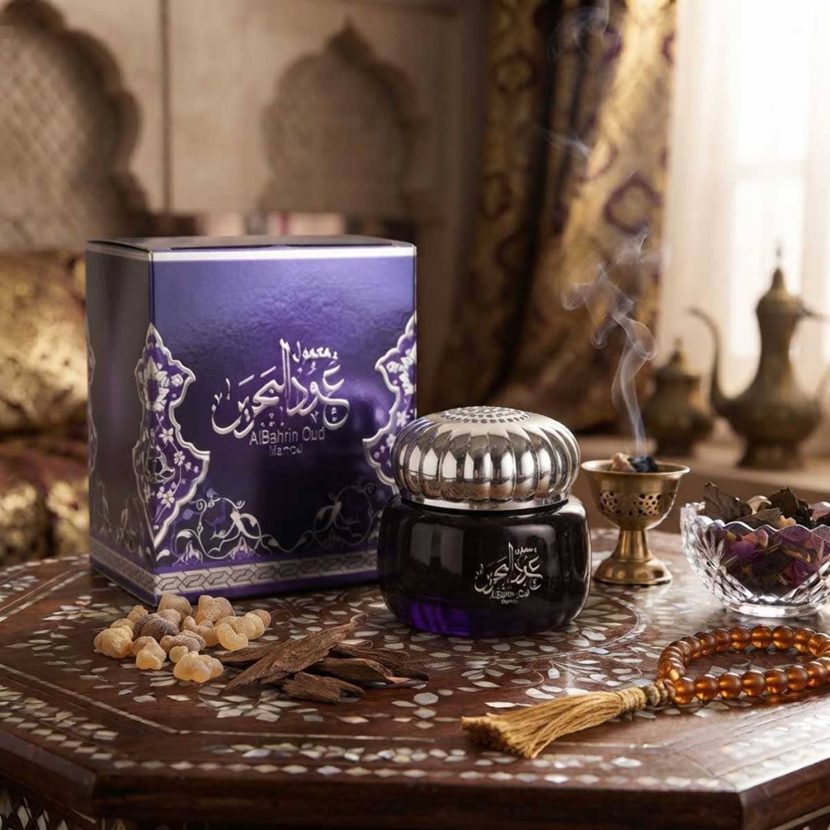 Almas Mamoul Oud Albahrin Bakhoor Unisex