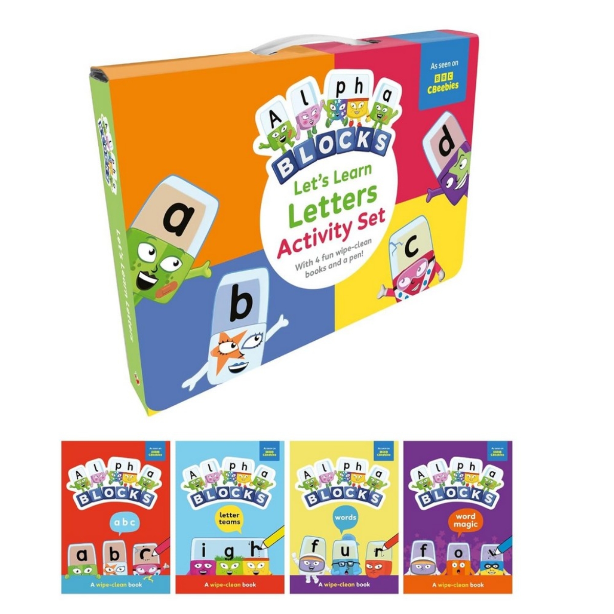 Alphablocks Let's Learn Letters: Wipe-Clean Activity Set تأليف ألفابلوكس - 30 مايو 2024