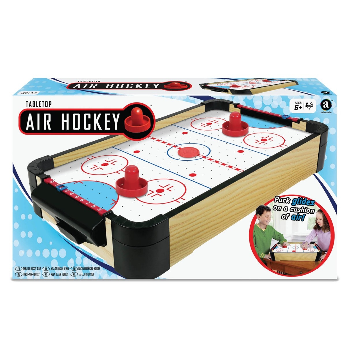 Ambassador 16″ Tabletop Air Hockey Unisex, 5-7 Years