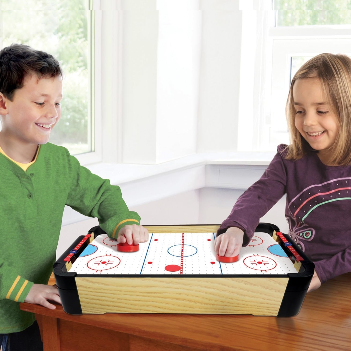 أمباسادور هوكي هوائي سطح طاولة 20 إنش للجنسين، 3-4 سنوات