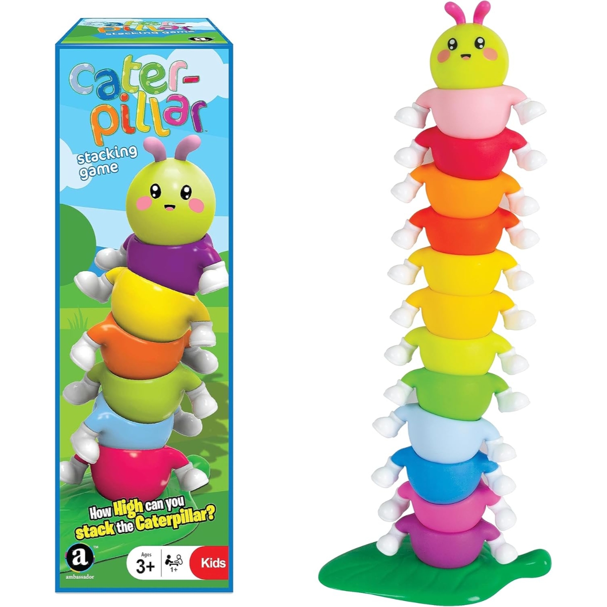 Ambassador Caterpillar Stacking Game Unisex, 3-4 Years