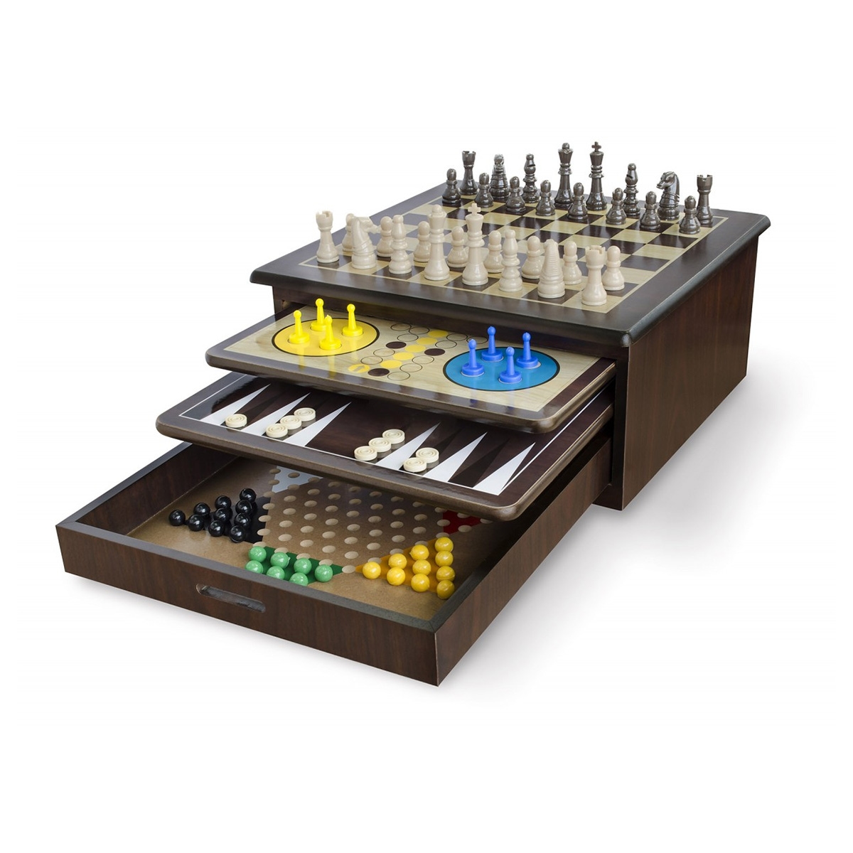 Ambassador Craftsman Collection Wooden Game House Unisex, 5-7 Years