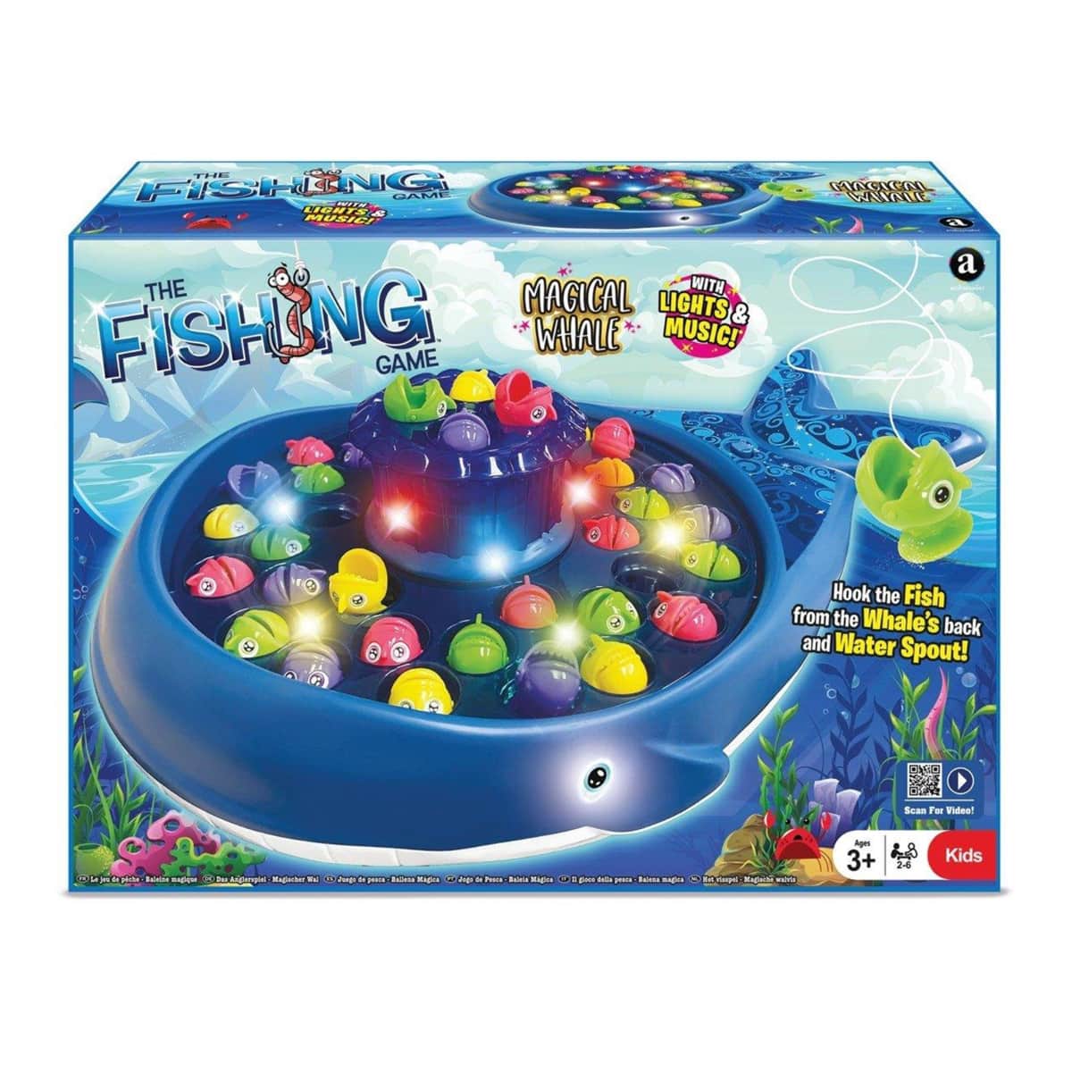 Ambassador Magical Whale Fishing Game Unisex, 3-4 Years