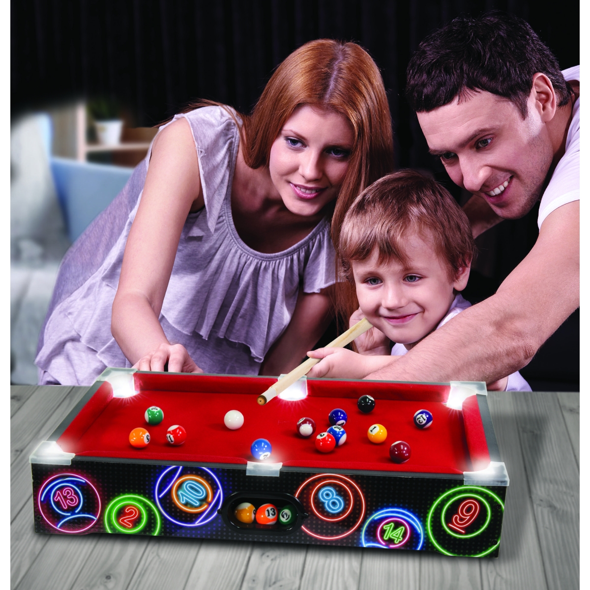 Ambassador Neon Series Electronic Arcade Pool Unisex, 5-7 Years