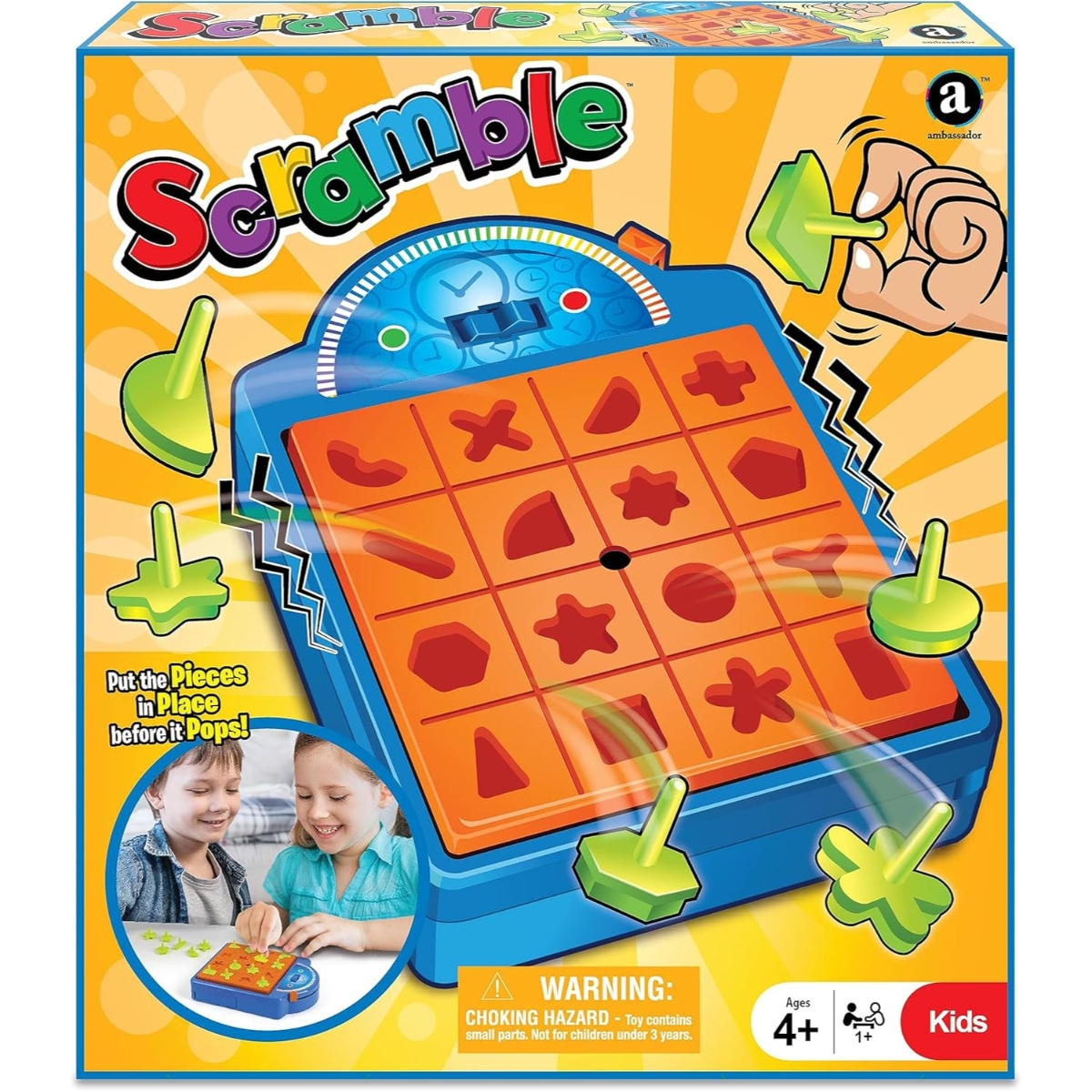 Ambassador Scramble (1 Player) Game Unisex, 5-7 Years