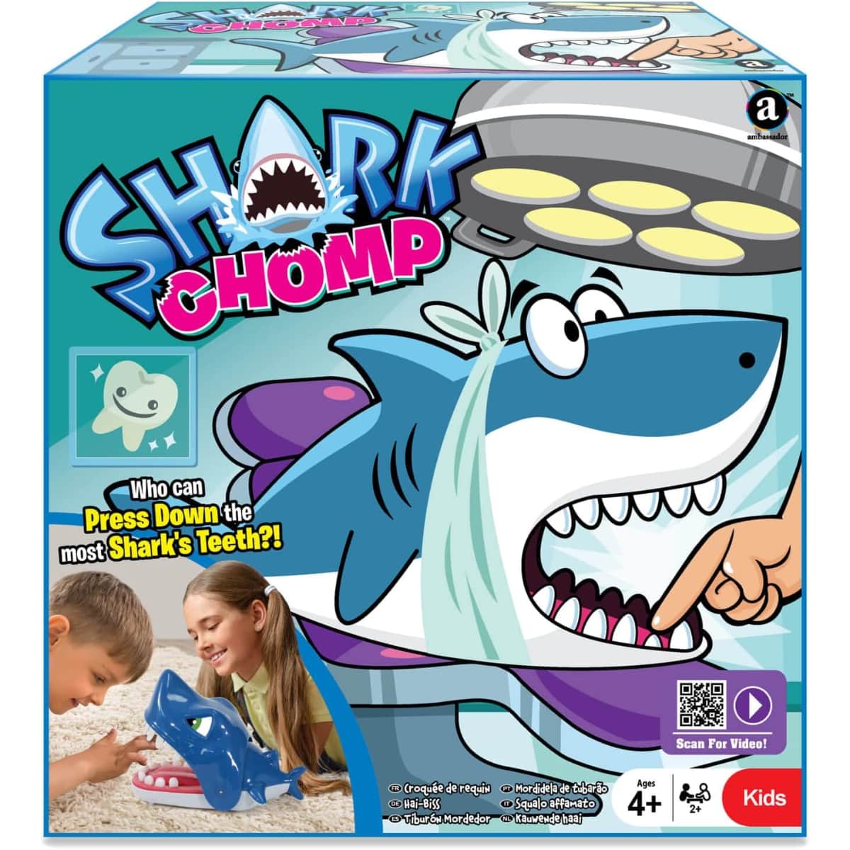 Ambassador Shark Chomp Game Unisex, 5-7 Years