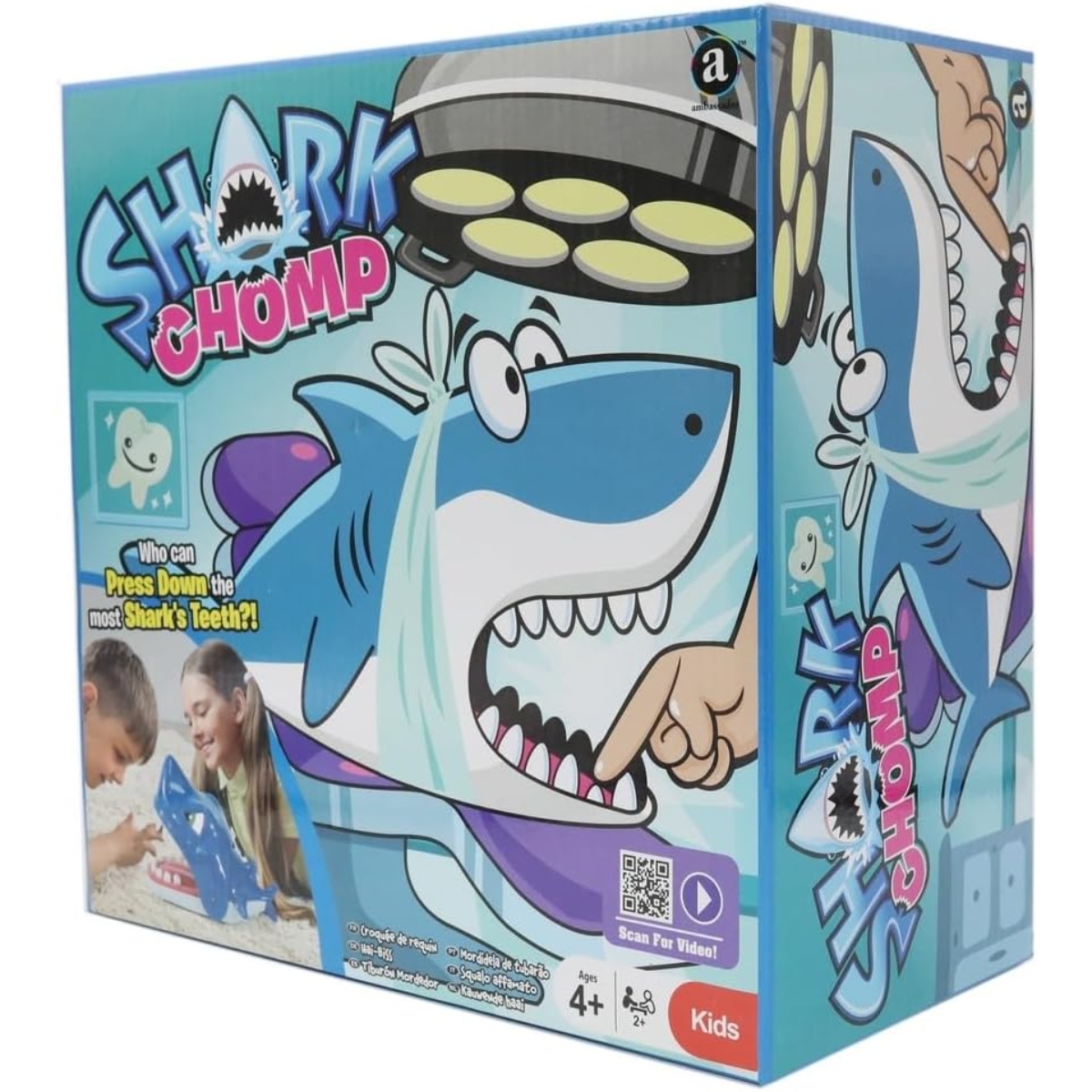 Ambassador Shark Chomp Game Unisex, 5-7 Years