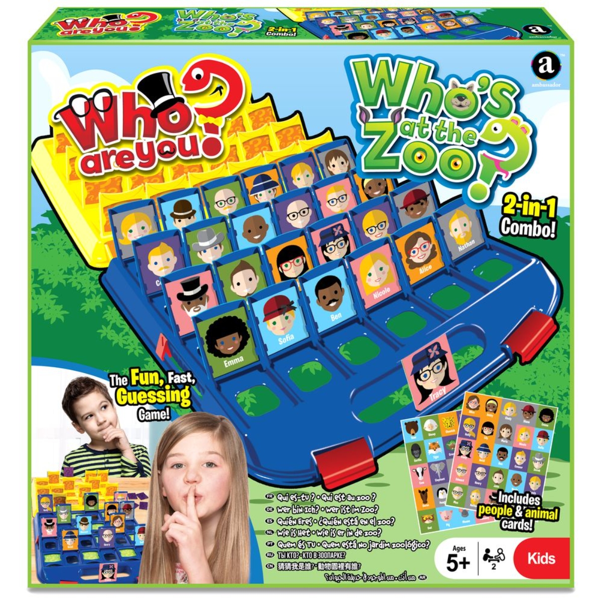 Ambassador Who Are You? & Who’s at the Zoo? Game Unisex, 5-7 Years