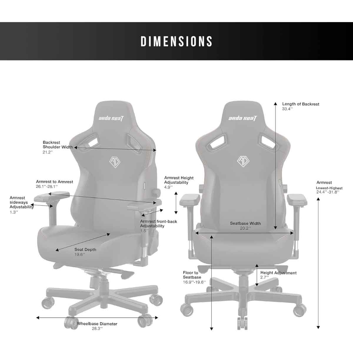 Andaseat Kaiser 3 L Gaming Chair