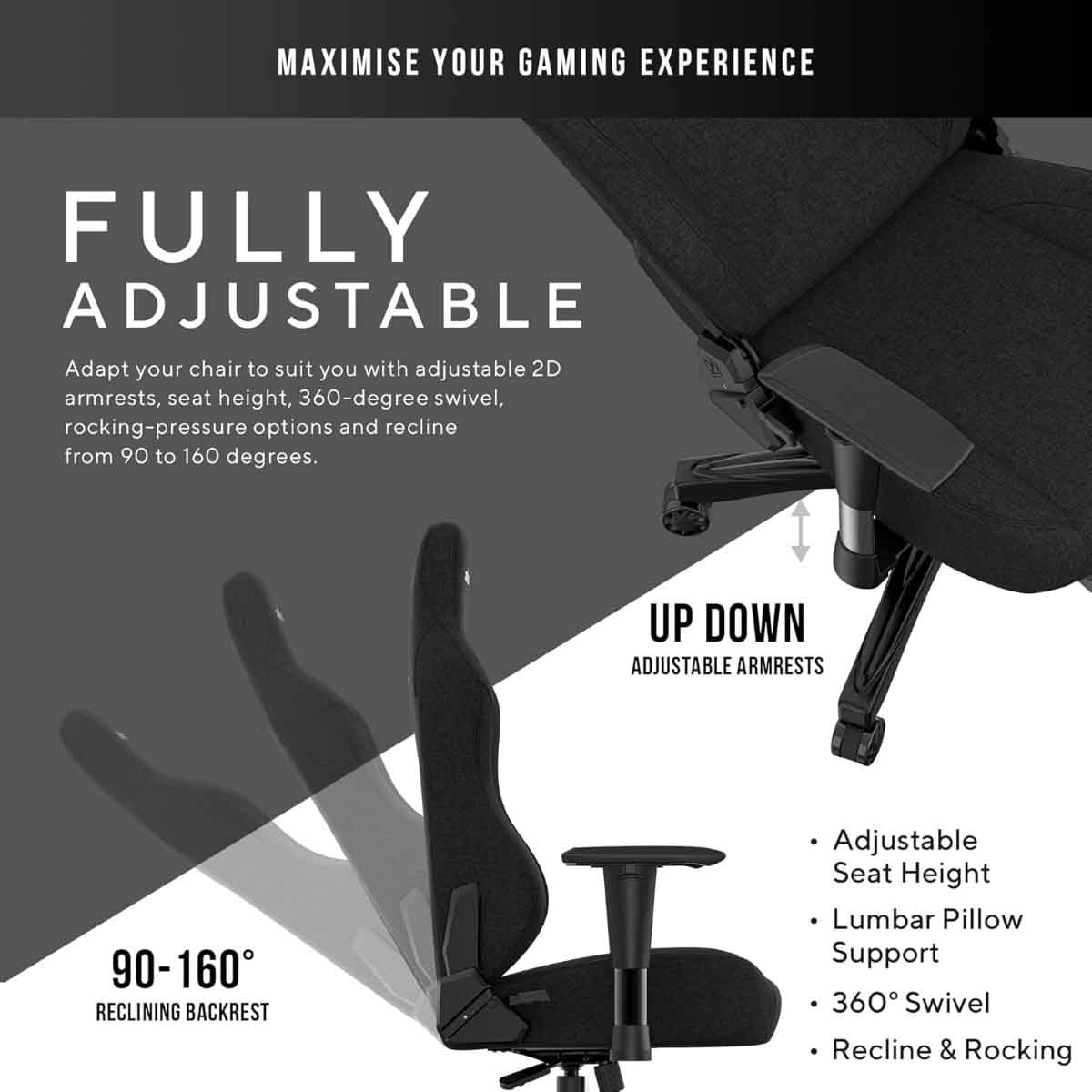 Andaseat Phantom 3 L Gaming Chair