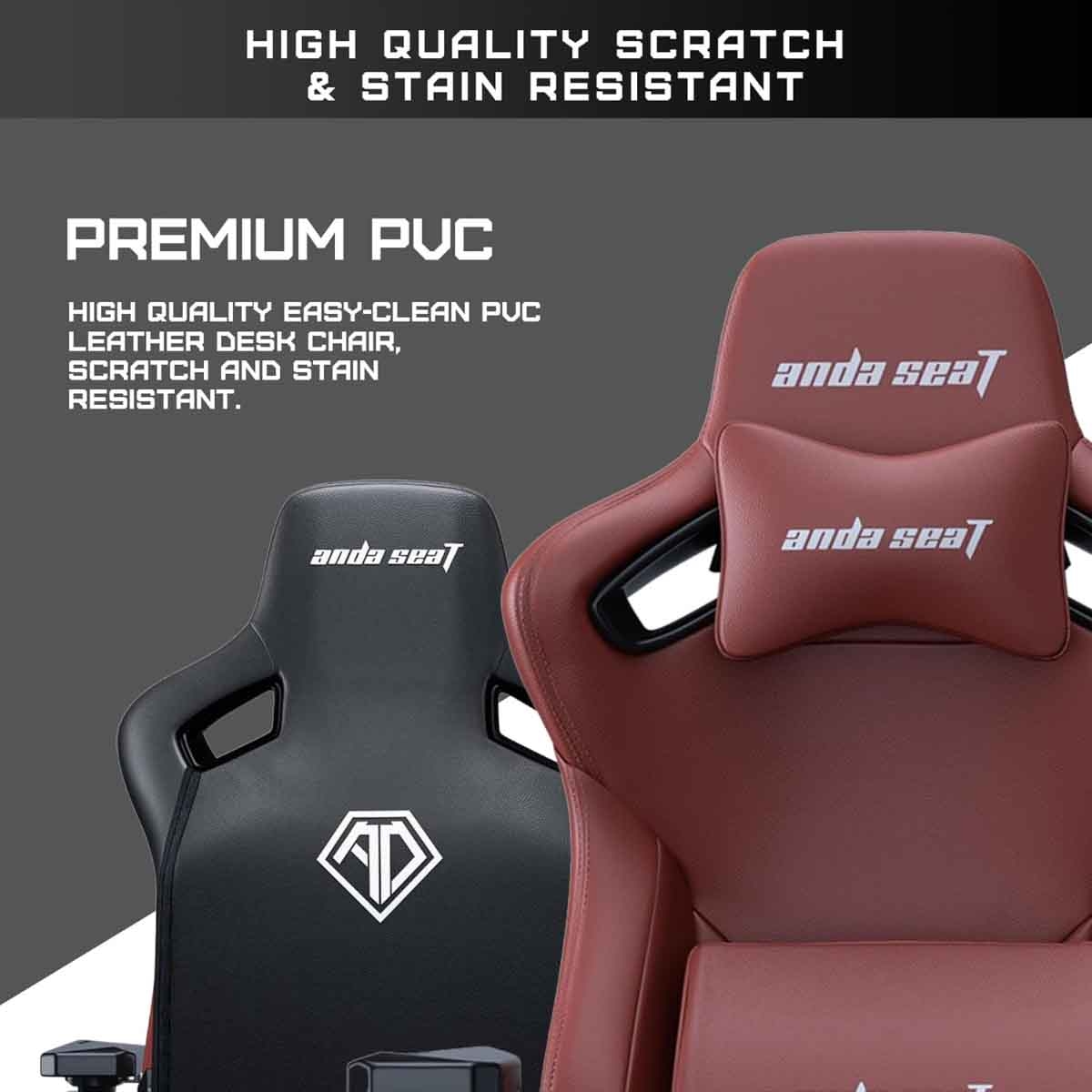 انداسيت كرسي ألعاب كايزر فرونتير مقاس XL لون أسود