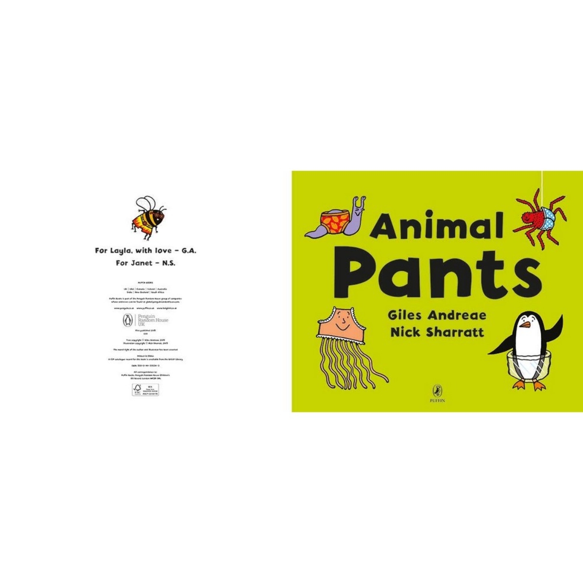 Animal Pants: من سلسلة "Pants" الأكثر مبيعاً تأليف جايلز أندريه - 18 أبريل 2019