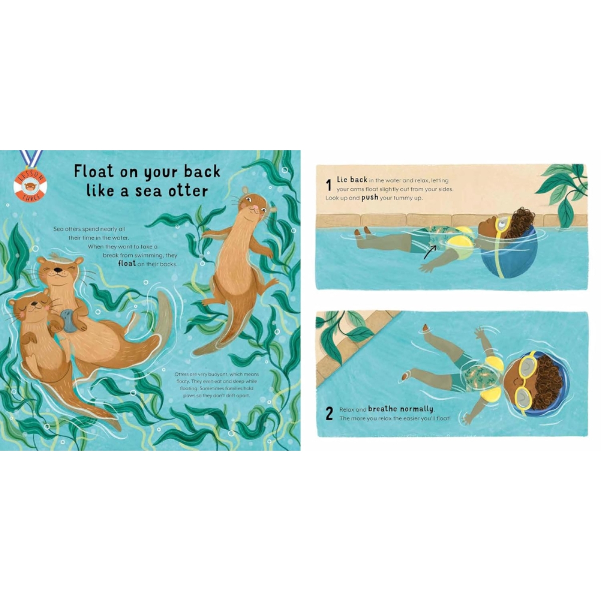 Animal Swim School: تعلّم السباحة مثل حيواناتك المفضلة! من تأليف كيت بيريدوت - 4 يوليو 2024