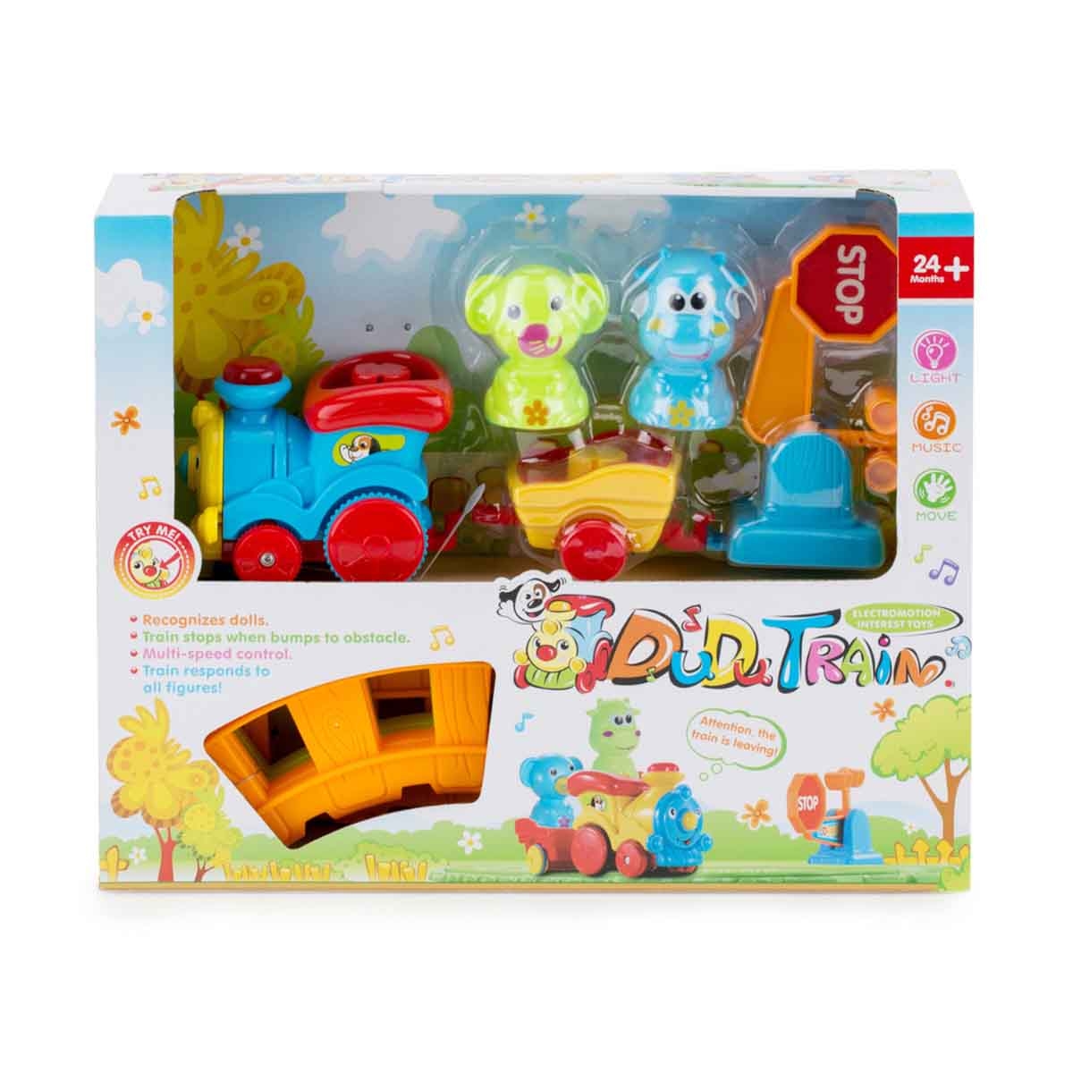 Kos Group Assorted Music & Light Animal Train Set Toddler, 3-4 Years