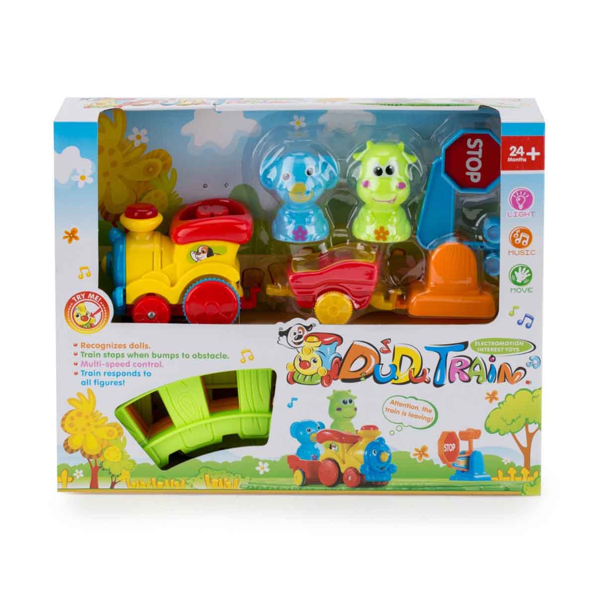 Kos Group Assorted Music & Light Animal Train Set Toddler, 3-4 Years