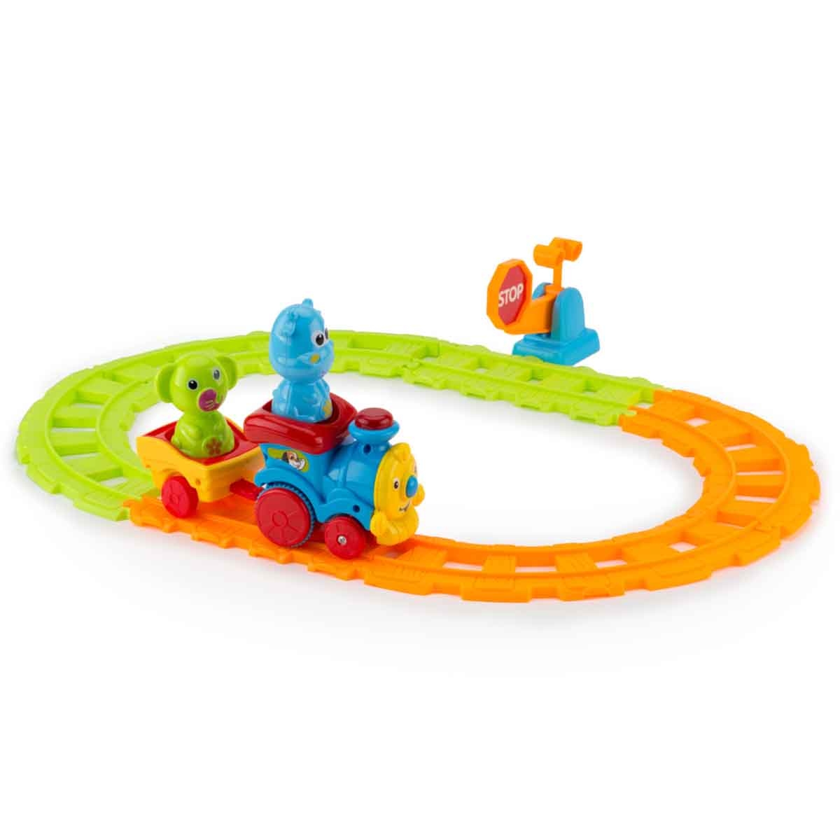 Kos Group Assorted Music & Light Animal Train Set Toddler, 3-4 Years