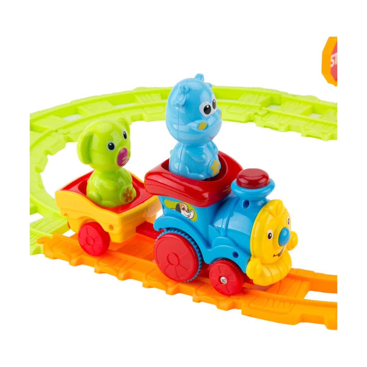 Kos Group Assorted Music & Light Animal Train Set Toddler, 3-4 Years