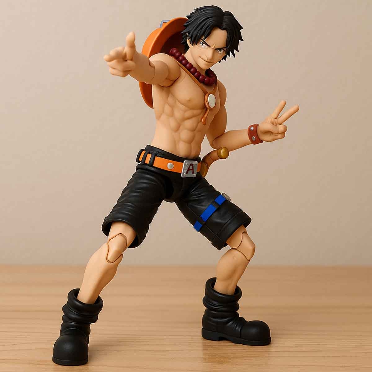 انمي هيروز ون بيس بورتغاس دي ايس دمية اكشن 6.5 إنش للجنسين، 5-7 سنوات