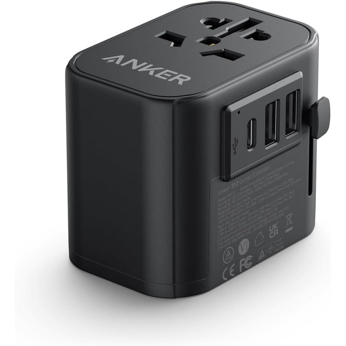 Anker 30W 3-Port USB & 1-AC Outlet PowerExtend Wall Charger