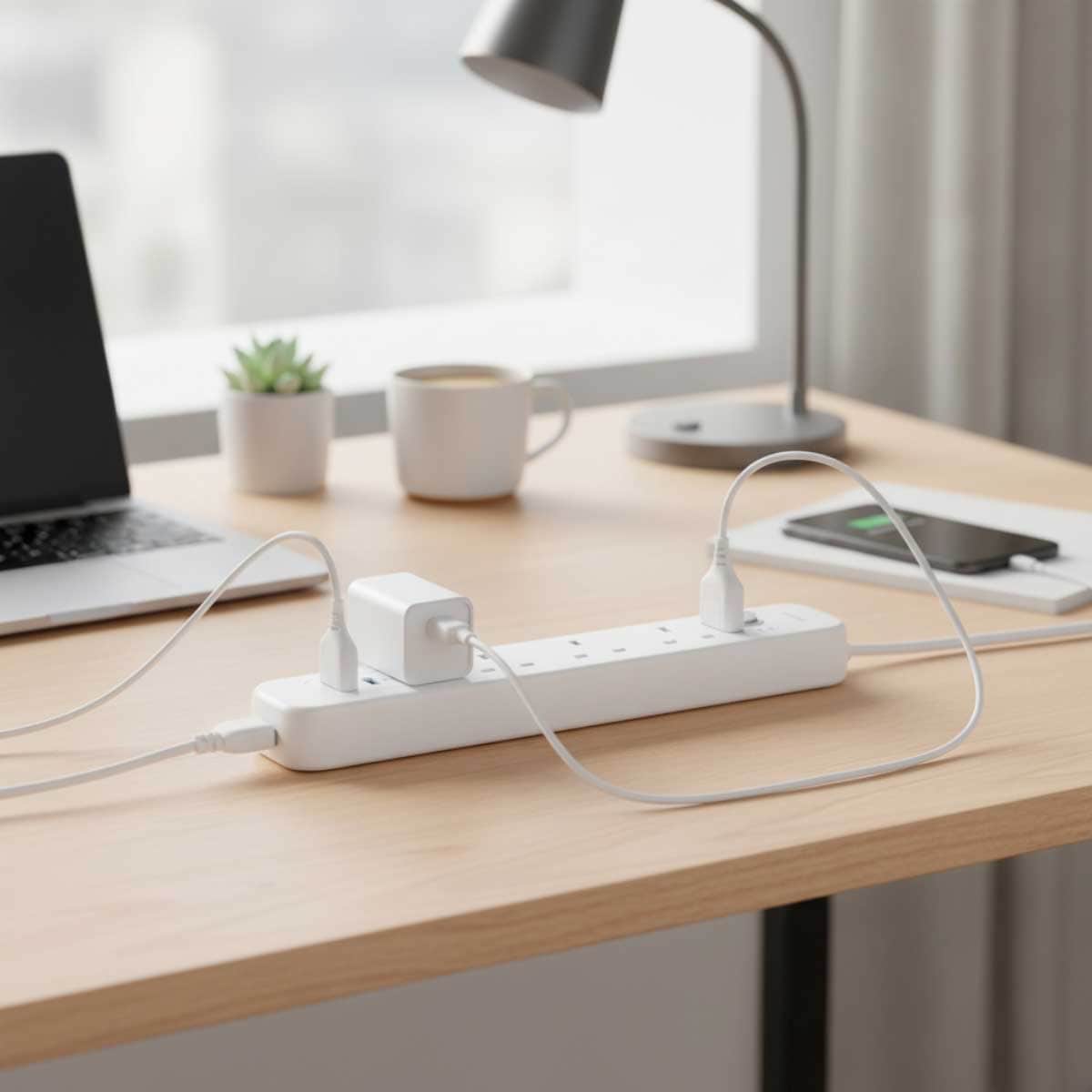 Anker 30W Surge Protected 3-USB & 4-AC Outlet 2m PowerExtend USB-C 3 Power Strip