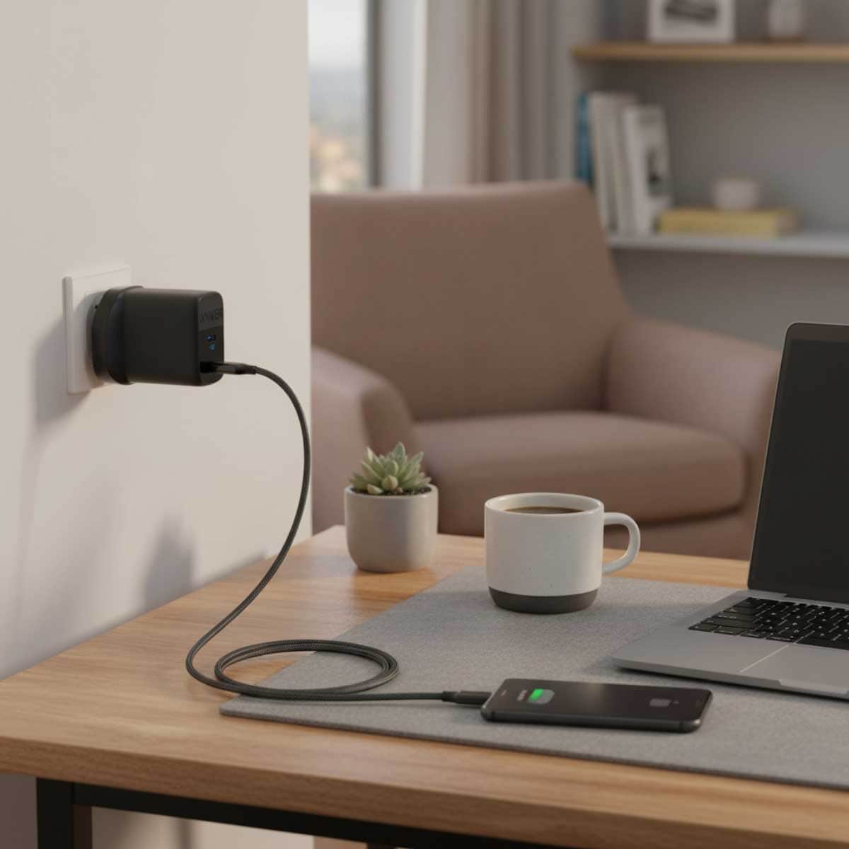 Anker 313 PD PowerIQ 3.0 45W USB-C Wall Charger