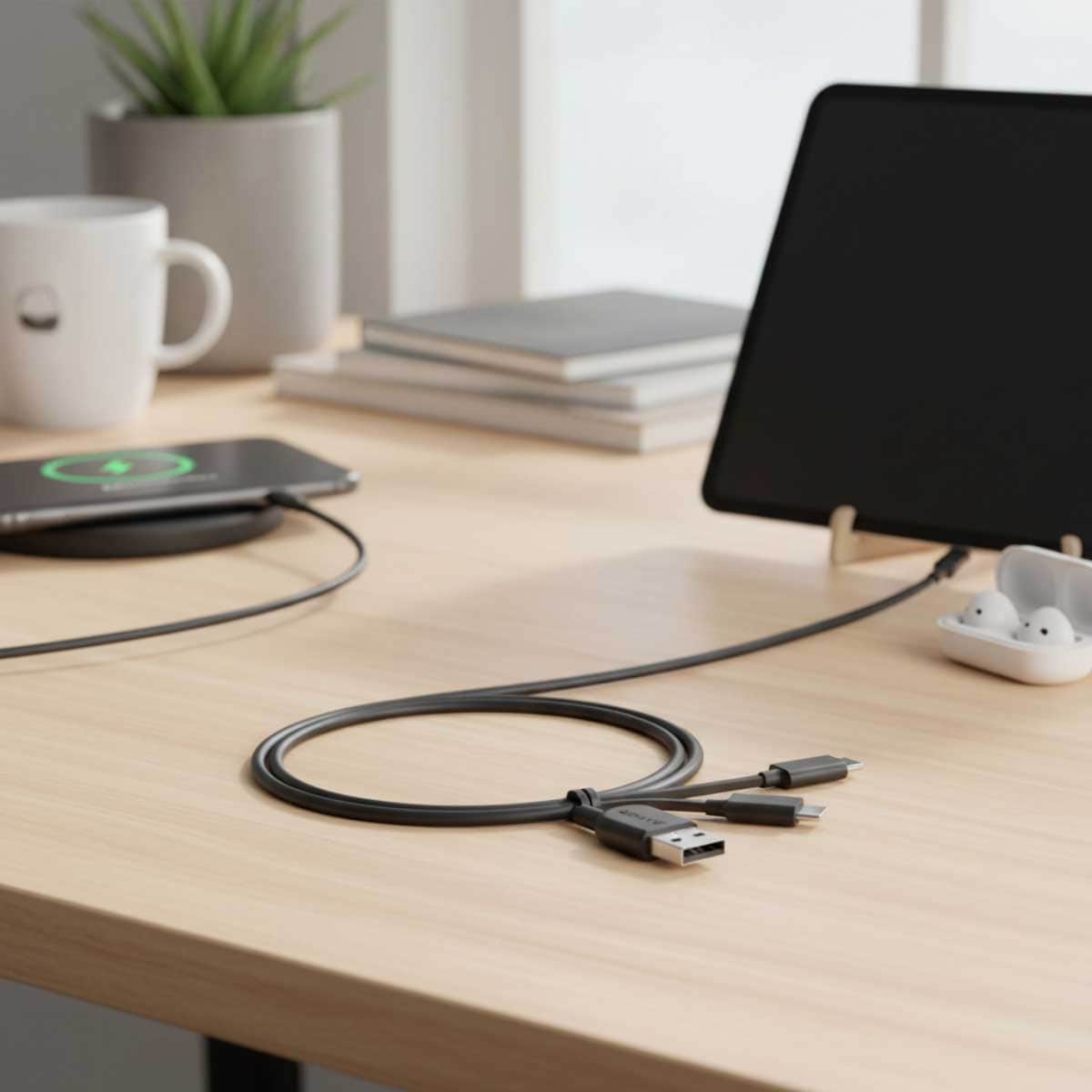Anker 3ft PowerLine II 3-in-1 Charging Cable