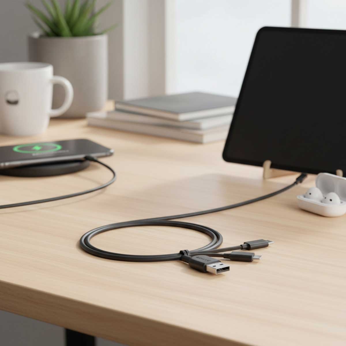 Anker 3ft PowerLine II 3-in-1 Charging Cable