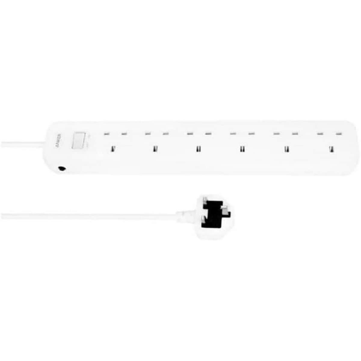 أنكر مشترك كهربائي 320 مع 6 مخارج AC بطول 1.8 متر
