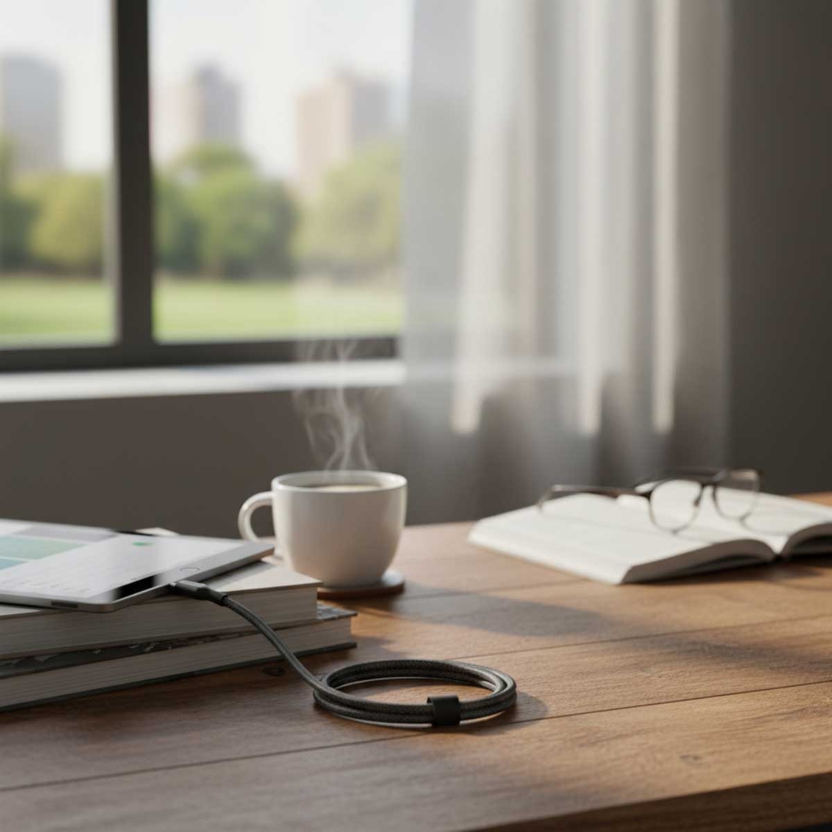 أنكر كابل 542 Bio-Nylon USB-C إلى لايتنينج بطول 6 قدم