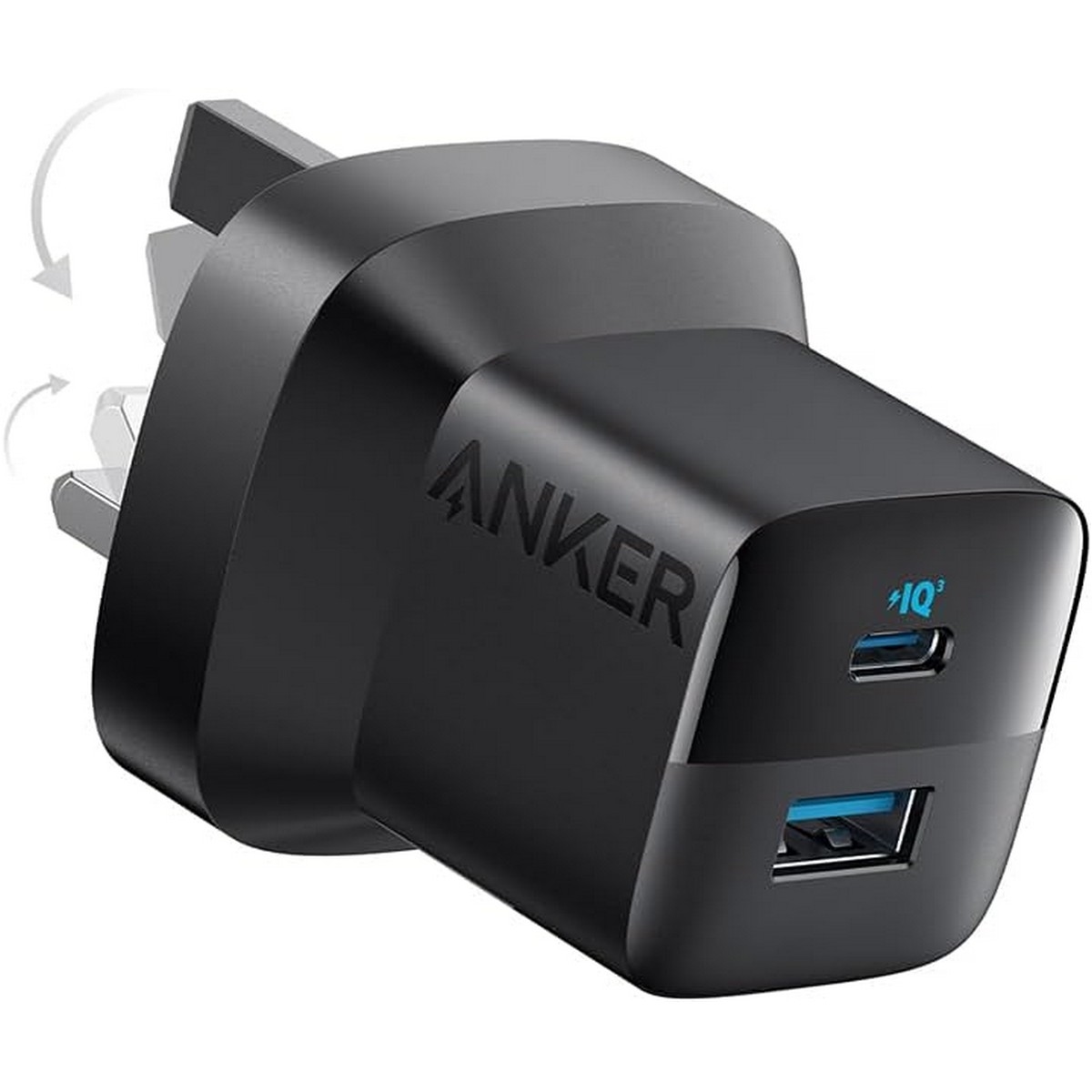 أنكر شاحن حائط 323 بقدرة 33 واط بمنفذي USB-C وUSB-A