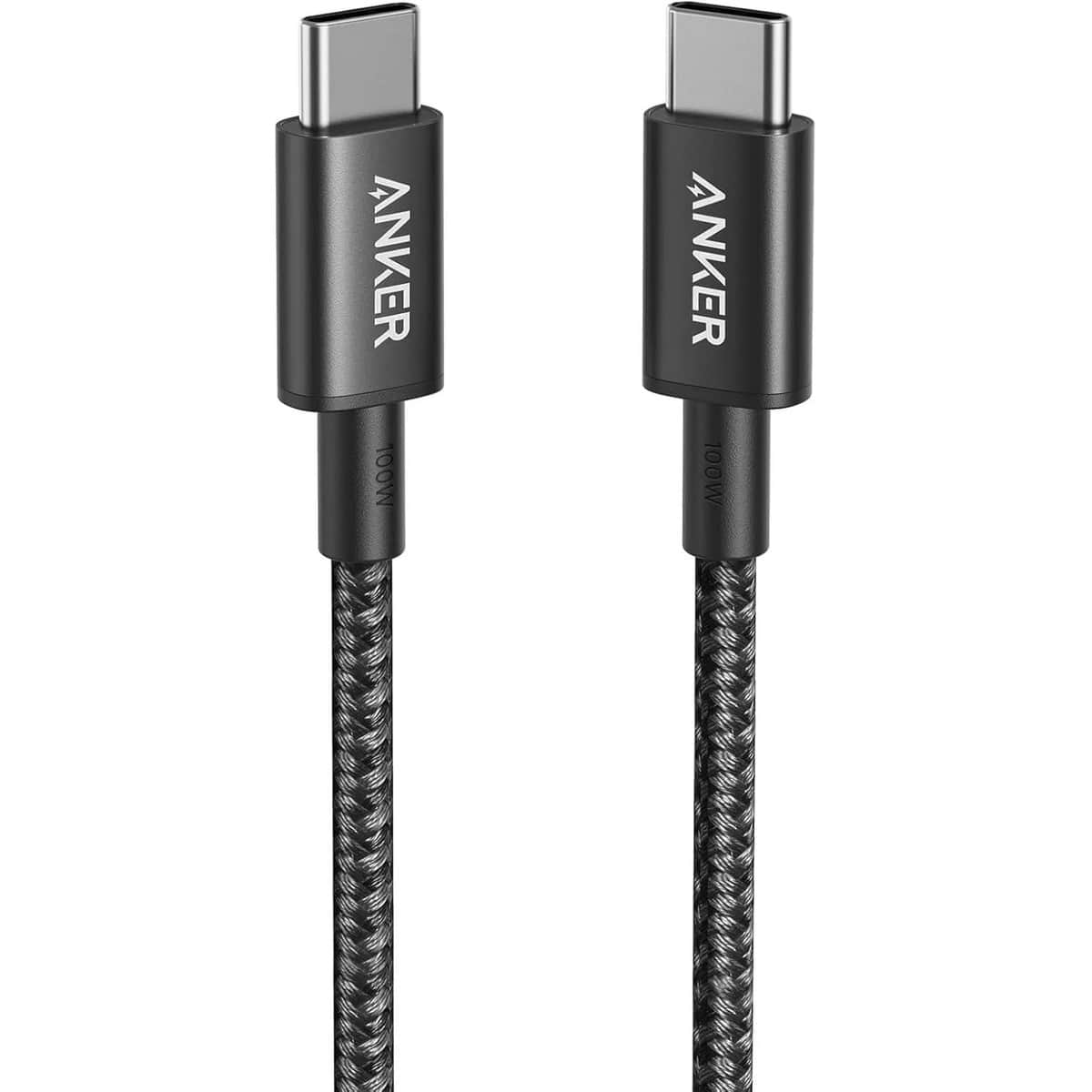 Anker Black 3.3ft New Nylon USB-C to USB-C Cable